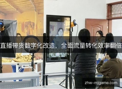 直播带货数字化改造，全面流量转化效率翻倍
